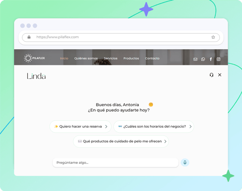 Pagina web con linda